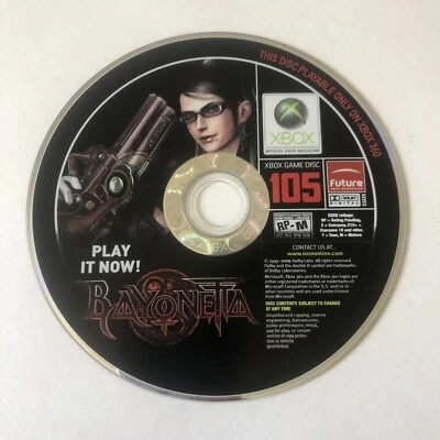 Microsoft Xbox 360 Bayonetta Game Demo # 105-RP-M-OXM insert-Umbra Witches-NEW - Image 1 of 2