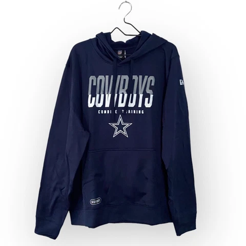 New Era NFL Dallas Cowboys Combine Training Blue Sweatshirt Hoodie Men’s XL NWT Cover