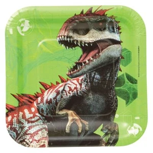 Jurassic World small 7" cake plates - pack of 8 - Picture 1 of 1