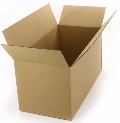 WEPACK KARTON FALTKARTONS BOX SCHACHTEL BRAUN 500x400x300 mm Zweiwellig Außenmaß NEU