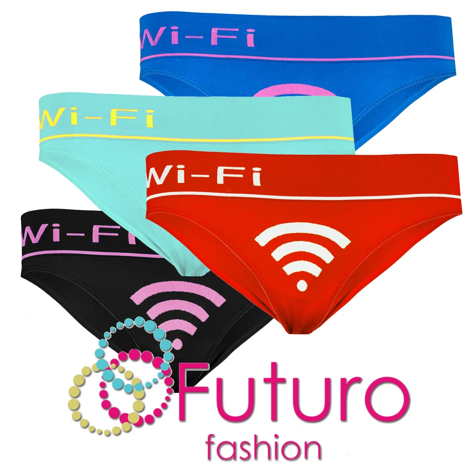 Damas Sexy Calzoncillos Estampado Wi-Fi Bragas Ropa Interior Tallas S - XL FG3027 Foto 1 de 1