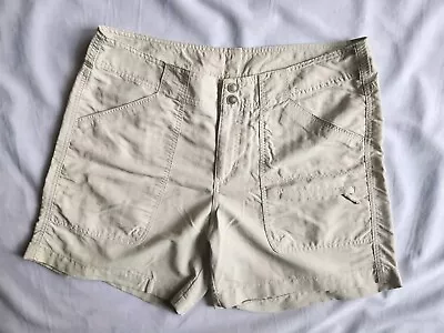 Шорты нейлоновые с высокой талией Bimini Bay Outfitter бежевые женские размер 12 легкие для улицы - Изображение 1 из 4