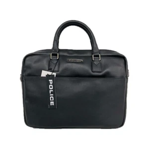 borsa tracolla porta computer laptop palms police pc pelle nera borse bag bags - Imagen 1 de 3