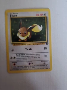 Team Rocket #55/82 Eevee MP/LP Pokemon Tcg - Foto 1 di 2