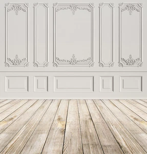 Classic Interior Wall Mouldings 10X10FT Vinyl Photography Backdrop Background - Picture 1 of 10