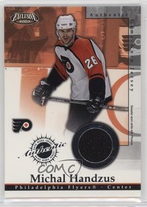 2002-03 Pacific Exclusive Game-Worn Jerseys Michal Handzus #19