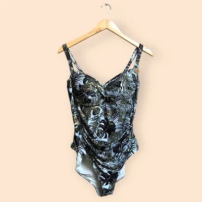 NIPTUCK Natación NUEVO Desert Palms Joanne Traje de Baño Tropical para Mujer EE. UU. 12 Foto 1 de 4
