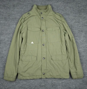 Altamont Scanner 2 Jacket Men's Large Green Button Chore Heavy Lined Pockets - Picture 1 of 12
