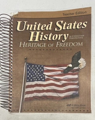 Abeka United States History Teacher Edition  third ed Heritage of freedom - Image 1 of 4