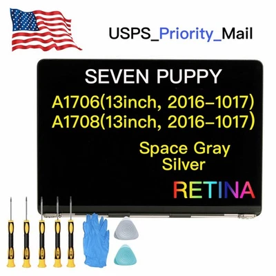 New For MacBook Pro A1706 A1708 (2016, 2017) LCD Screen Display Replacement A+++ - Image 1 of 4