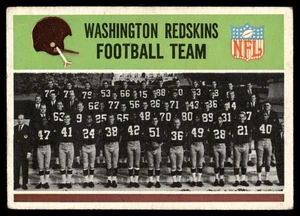 1965 Topps #183 Football Team Washington Redskins EX - Picture 1 of 4