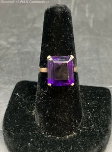 16K Yellow Gold Plated Ring 5.47g - Picture 1 of 8