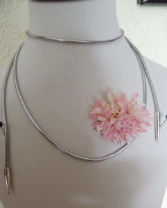 Pierre Lang schöne silberfarbene Kette ca. 1,05 m gut erhalten - Bild 1 von 1