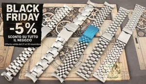 Cinturino Orologio da Polso Acciaio Morellato HI-TECH Ansa 20/19/18mm jubilee - Imagen 1 de 18