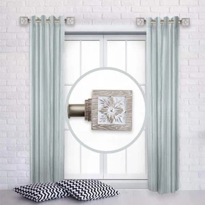 Ophelia 12 in. - 20 in. L Adjustable 1 in. Dia Single Side Window Curtain Rod in - Picture 1 of 2