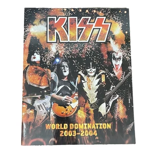 2003-2004 Kiss World Domination Tour Program Book Booklet Kiss Collectible - Picture 1 of 17