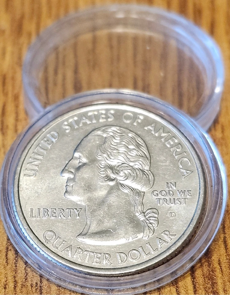 2002D Indiana State Collectible Quarter from Bank Rolls - Image 1 of 4