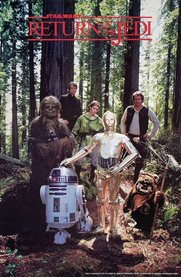 Star Wars movie poster - Return Of The Jedi poster (e) - 11" x 17" - Image 1 of 1