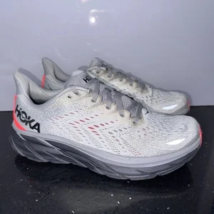 HOKA ONE ONE ‘W Clifton 8’ Grey Running Sneakers - Wonens Size US 9 #37461 - Picture 1 of 15