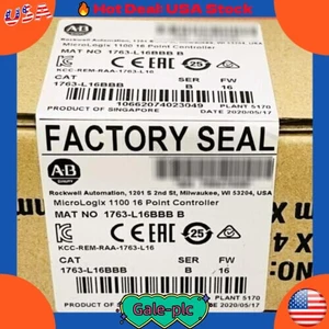 Sealed AB 1763-L16BBB SER B MicroLogix 1100 16 Point Controller US Free Tax - Picture 1 of 4