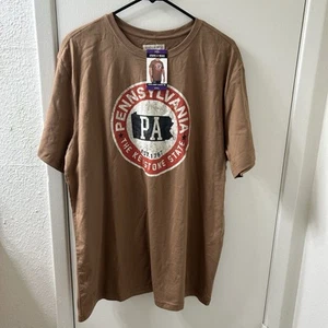 Camiseta State Of Mine Pennsylvania XXL Marrón Keystone State - Imagen 1 de 9