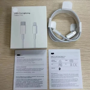 Genuine Apple iPhone 14 13 12 11 X Pro Max USB C to 8 Pin Charger Cable 1M 2M - Picture 1 of 4