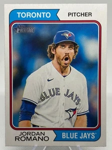 2023 Topps Heritage High Number - Jordan Romano #544 Toronto Blue Jays - Bild 1 von 2
