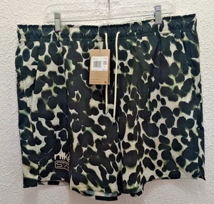 Pantalones Cortos de Natación Nike Dri Fit Para Hombre Negros Estampado Animal XXL $70 Nuevos - Imagen 1 de 10