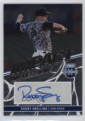 2023 Panini Elite Extra Edition Impact Impressions Robby Snelling #II-RSN Auto - Image 1 of 3