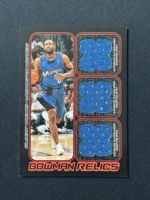 2006-07 Bowman Gilbert Arenas /50 Relics Player Worn Washington Wizards - Image 1 of 2