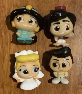 DISNEY DOORABLES ALADDIN JASMINE CINDERELLA PRINCE COLLECTIBLE MINI FIGURES - Picture 1 of 1
