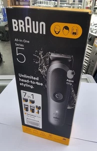 Braun All-in-One Kit Series 5, 7in1 Grooming, Grey AIO5520 BRAND NEW - Picture 1 of 1