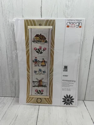 OOE Raqueta de Oehlen Punto de Cruz Klokkestreng Bell Pull Wall Hanging Kit 50987 Foto 1 de 4