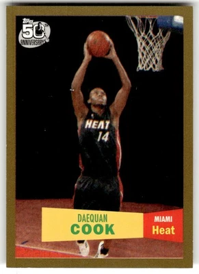 2007-08 Topps Daequan Cook 1957-58 Variations Gold #/2007 Rookie #131 - Image 1 of 2