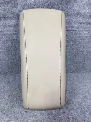 Ford Edge 2011-2014 consola central reposabrazos reposabrazos tapa superior cuero beige OEM Foto 1 de 4