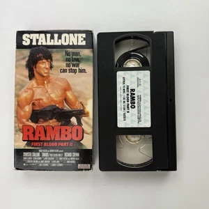 Rambo First Blood Part 2 VHS Movie 1988 Sylvester Stalone Action - Imagen 1 de 6