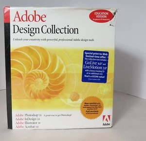Adobe Design Collection Photoshop 7.0/Acrobat 5.0/InDesign 2.0/Illustrator - Picture 1 of 21