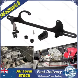 For 4150 4160 Series Black Billet Aluminum Throttle Cable Bracket Carburetor SK - Picture 1 of 9