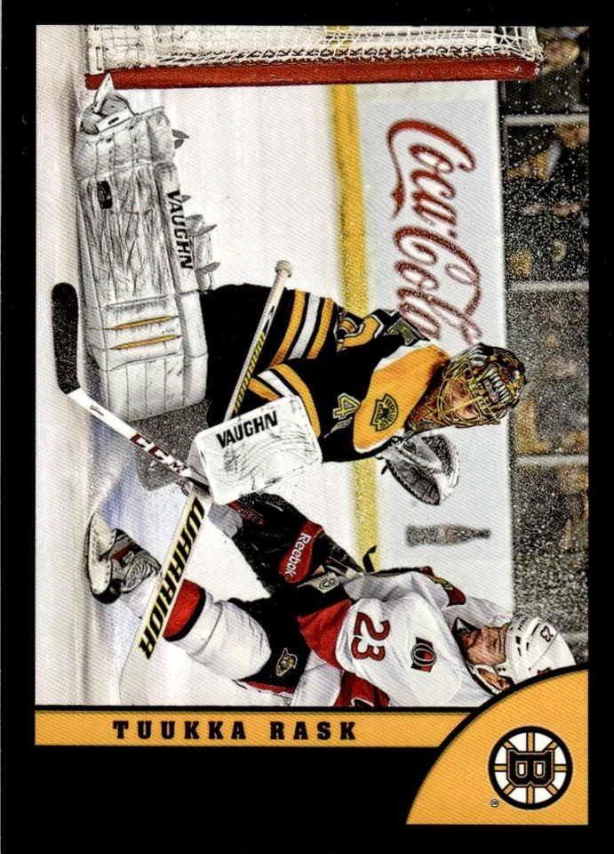 2013-14 Score Black Tuukka Rask Boston Bruins #24 - Image 1 of 2