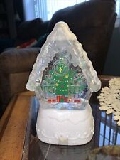 Hallmark "Home Sweet Home" Snow Globe Multicolored Lighted Christmas Light Show