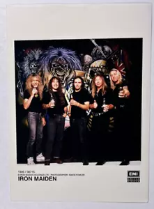 Iron Maiden Photo Steve Harris Blaze Bayley EMI Records UK Original Promo 1996 - Picture 1 of 12