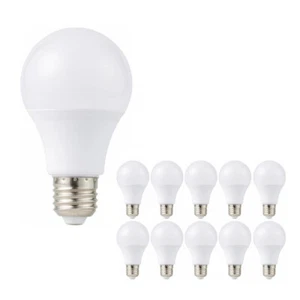 10 Pack B22 LED Bulb SMD 2835 7W Cold White A60 AC 220V Bulbs for Festival Party - Picture 1 of 14