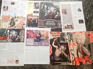 HANOI ROCKS 63 TEILE/PARTS newspaper cuttings CLIPPINGS LOT 0721 - Imagen 1 de 4