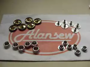 50 KOMPLETTE POPPER SETS MÄNNLICH & WEIBLICH BRITISH MADE für ANORAKS etc, etc. - Bild 1 von 1