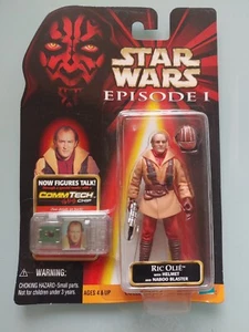 Vintage Star Wars Episode 1 Comm Tech Chip * RIC OLIE * Actionfigur 1998 NEU - Bild 1 von 11