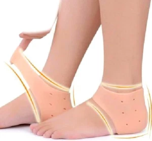 Plantillas De Silicona Para Espolón Protectores Talón Dolor Fascitis Plantar - Picture 1 of 12