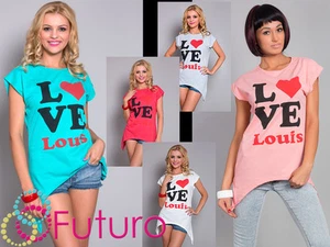 Camiseta para mujer informal estampados cuello cuchara manga corta tallas 8-14 mm - Imagen 1 de 14
