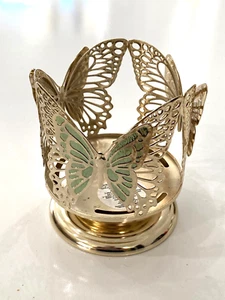 Bath and Body Works Kerzenhalter Gold Butterfly 3 Docht NEU - Bild 1 von 8