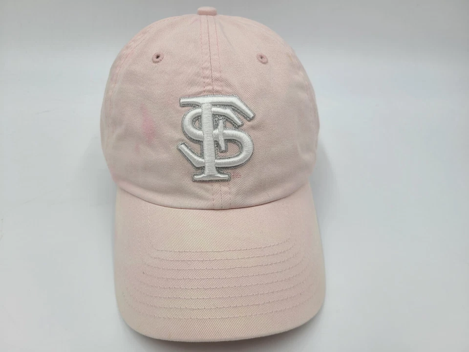 Mujeres Florida State Seminoles Gemelos Empresa Envejecido Correa Gorra Rosa Foto 1 de 4