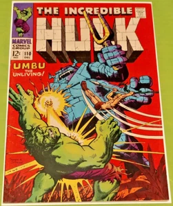 The Incredible Hulk #110 1st Appearance of Umbu the Unliving Marvel 1968 - Picture 1 of 24